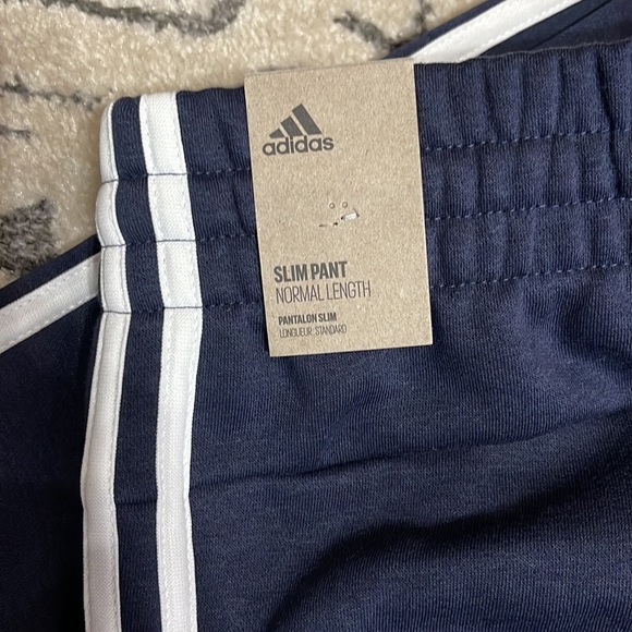 Adidas Essential Fleece 3-Stripe Sweatpants/Joggers - Picture 12 of 14